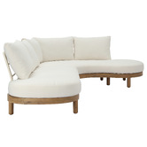 Temple &amp; Webster 6 Seater Killcare Outdoor Modular Corner Sofa