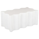 Temple &amp; Webster Romi Wavy Concrete Outdoor Coffee Table