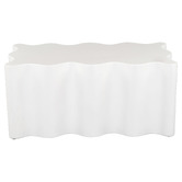 Temple &amp; Webster Romi Wavy Concrete Outdoor Coffee Table