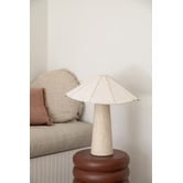 Temple &amp; Webster Totti Travertine-Look Table Lamp