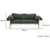 Temple &amp; Webster 5 Seater Avoca Outdoor Lounge Set