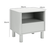 Temple &amp; Webster Rupert Bedside Table