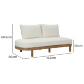 Temple &amp; Webster 6 Seater Killcare Outdoor Modular Corner Sofa