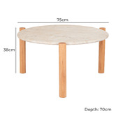 Temple &amp; Webster Cape Outdoor Coffee Table
