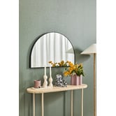 Temple &amp; Webster Tate Semi-circular Wall Mirror