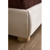Temple &amp; Webster Paloma Boucle Gas Lift Storage Bed
