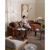 Temple &amp; Webster Cami 4 Seater Chenille Modular Sofa