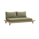 Temple &amp; Webster 5 Seater Clifton Acacia Wood Outdoor Modular Lounge Set