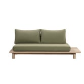 Temple &amp; Webster 5 Seater Clifton Acacia Wood Outdoor Modular Lounge Set