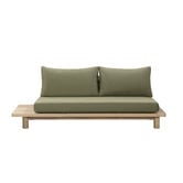 Temple &amp; Webster 5 Seater Clifton Acacia Wood Outdoor Modular Lounge Set