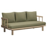 Temple &amp; Webster Bellambi Acacia Wood Outdoor Daybed