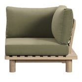 Temple &amp; Webster 5 Seater Clifton Acacia Wood Outdoor Modular Lounge Set