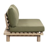 Temple &amp; Webster 5 Seater Clifton Acacia Wood Outdoor Modular Lounge Set