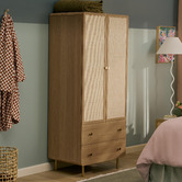 Temple &amp; Webster Maxine 2 Drawer 2 Door Wardrobe