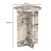Temple &amp; Webster Maria Marble Side Table