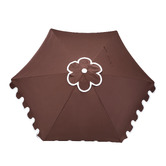 Temple &amp; Webster 2.7m Scalloped Market Umbrella