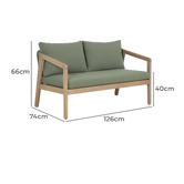 Temple &amp; Webster 4 Seater Bayview Outdoor Lounge Set