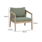 Temple &amp; Webster 4 Seater Bayview Outdoor Lounge Set