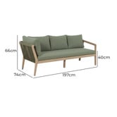 Temple &amp; Webster 5 Seater Bayview Outdoor Modular Lounge Set