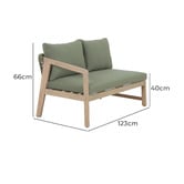 Temple &amp; Webster 5 Seater Bayview Outdoor Modular Lounge Set