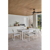 Temple &amp; Webster 8 Seater Kamari Extendable Outdoor Dining Table