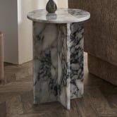Temple &amp; Webster Maria Marble Side Table