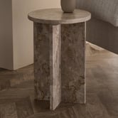 Temple &amp; Webster Maria Marble Side Table