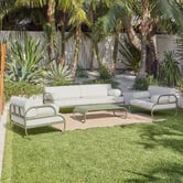 Temple &amp; Webster 5 Seater Shore Outdoor Sofa Set