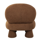 Temple &amp; Webster Caramel Barney Boucle Accent Chair