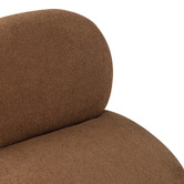 Temple &amp; Webster Caramel Barney Boucle Accent Chair