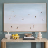 Temple &amp; Webster Serene Swell Framed Canvas Wall Art