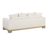 Temple &amp; Webster 3 Seater White Piper Outdoor Sofa