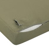 Temple &amp; Webster 5 Seater Olive Green River Outdoor Sofa Set