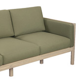 Temple &amp; Webster 5 Seater Olive Green River Outdoor Sofa Set