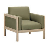 Temple &amp; Webster 5 Seater Olive Green River Outdoor Sofa Set