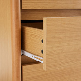 Temple &amp; Webster Jimmy 3 Drawer Bedside Table