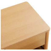 Temple &amp; Webster Jimmy 3 Drawer Bedside Table