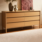 Temple &amp; Webster Jimmy 6 Drawer Chest