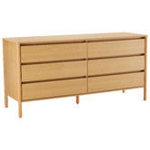 Temple &amp; Webster Jimmy 6 Drawer Chest