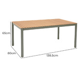 Temple &amp; Webster 5 Seater Coogee Outdoor Lounge Dining Set
