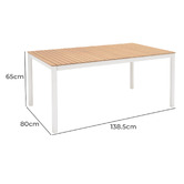 Temple &amp; Webster 5 Seater Coogee Outdoor Lounge Dining Set