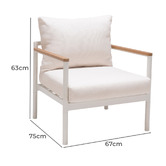 Temple &amp; Webster 5 Seater Coogee Outdoor Lounge Dining Set