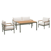Temple &amp; Webster 5 Seater Coogee Outdoor Lounge Dining Set