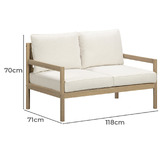 Temple &amp; Webster 4 Seater Reef Outdoor Sofa Set