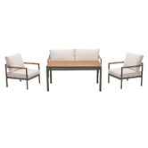 Temple &amp; Webster 5 Seater Coogee Outdoor Lounge Dining Set
