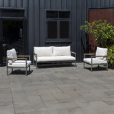 Temple &amp; Webster 5 Seater Coogee Outdoor Lounge Dining Set