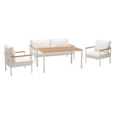 Temple &amp; Webster 5 Seater Coogee Outdoor Lounge Dining Set