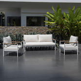 Temple &amp; Webster 5 Seater Coogee Outdoor Lounge Dining Set