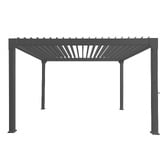 Temple &amp; Webster Arki Louvred Steel &amp; Aluminium Gazebo