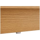 Temple &amp; Webster Talia 4 Door Travertine-Look Sideboard
